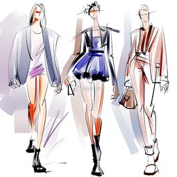 新浪微博 服裝畫與設計手稿的時尚互動新陣地